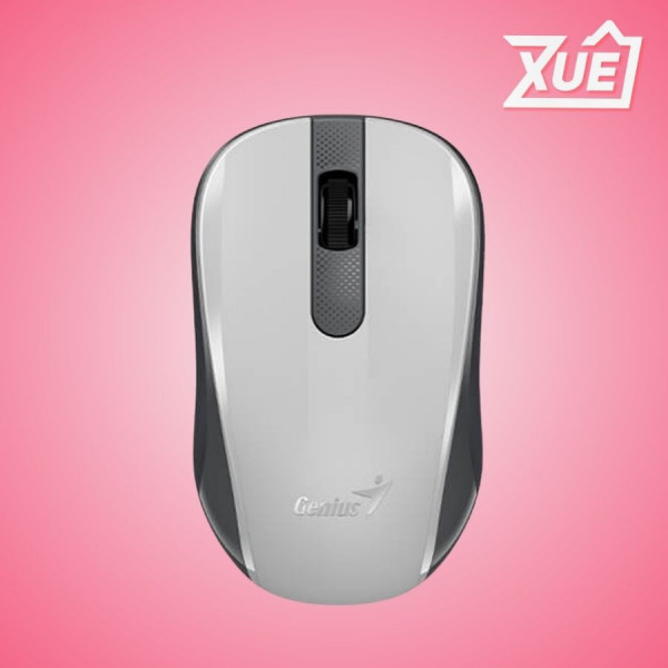 CHUỘT KHÔNG DÂY SILENT GENIUS NX-8008S (WIRELESS 2.4GHZ, TRẮNG, BLUEEYE)