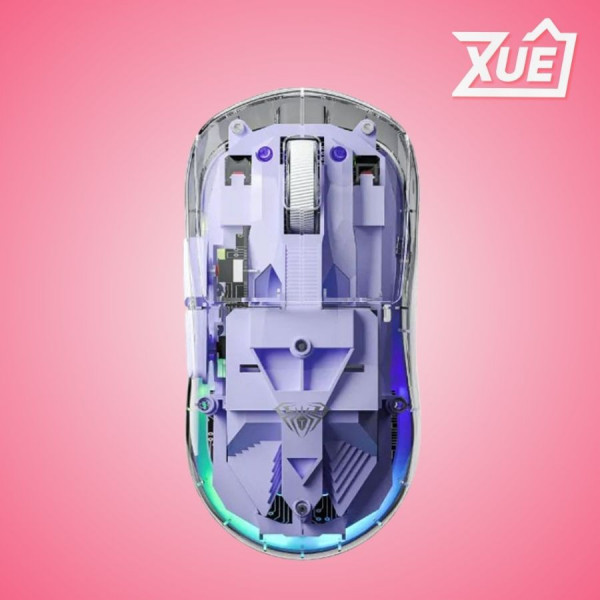 CHUỘT GAMING AULA SC660 TÍM (WIRELESS 2.4GHZ, BLUETOOTH, DÂY USB)