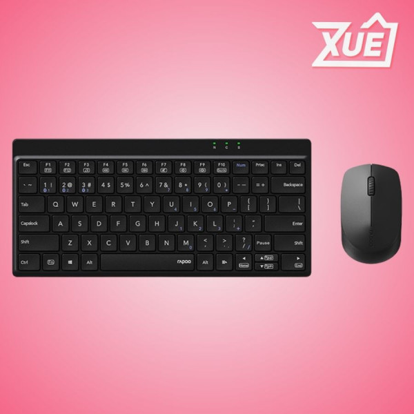 BỘ BÀN PHÍM CHUỘT KHÔNG DÂY RAPOO 8000GT
