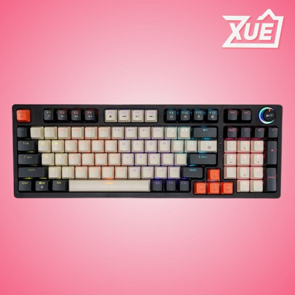 BÀN PHÍM CƠ GAMING EDRA EK398 ALPHA RED SWITCH (USB, ABS, LED RAINBOW)