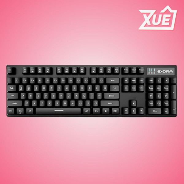 BÀN PHÍM CƠ KHÔNG DÂY EDRA EK314W MÀU ĐEN BROWN SWITCH