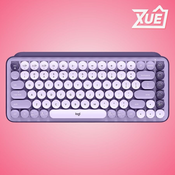 BÀN PHÍM KHÔNG DÂY LOGITECH POP KEYS TÍM (LAVENDER) 920-011227