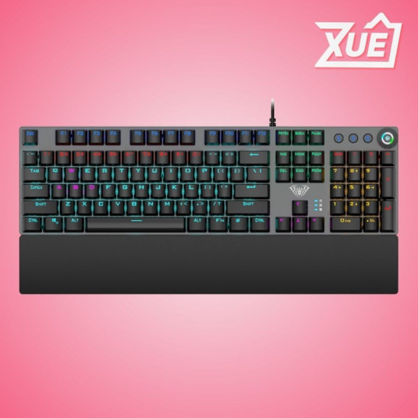 BÀN PHÍM CÓ DÂY GAMING AULA F2058 RED SWITCH (MÀU ĐEN)