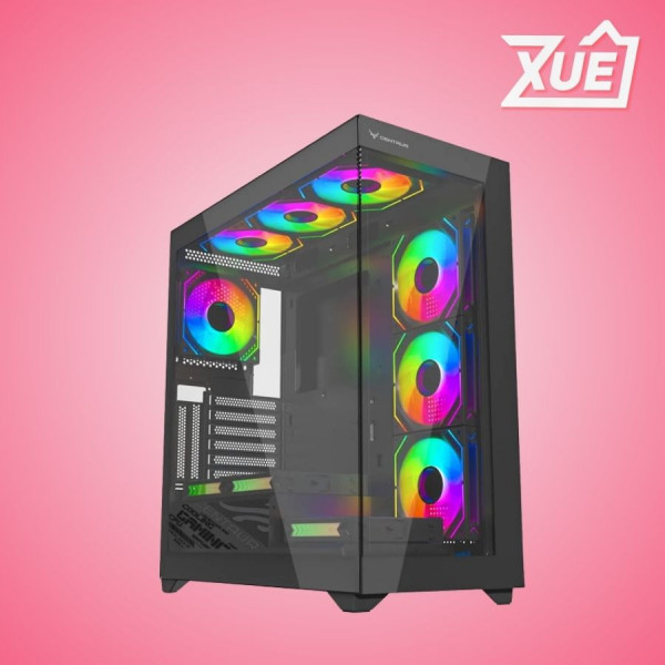 VỎ CASE CENTAUR NOVA BLACK (ATX, MID TOWER, MÀU ĐEN)