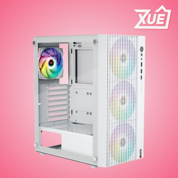 VỎ CASE MAGIC LUXURY WHITE (ATX, MID TOWER, MÀU TRẮNG)