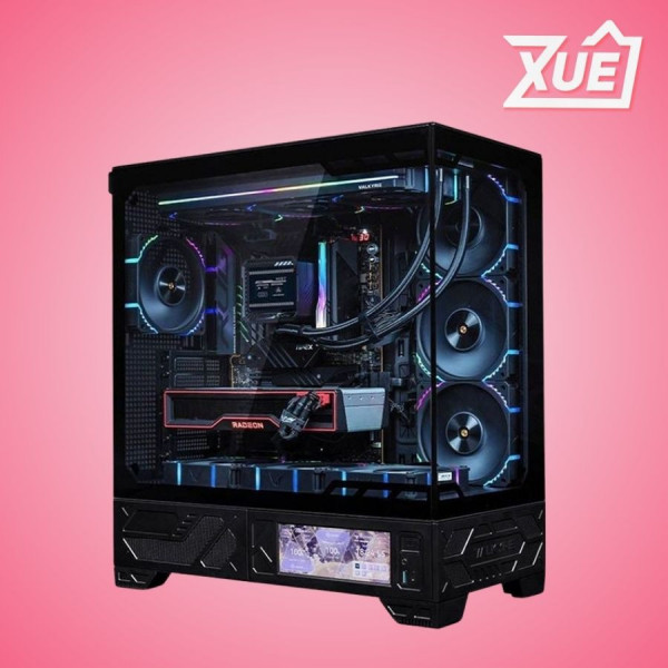 VỎ CASE VALKYRIE VK03 CASE LCD BLACK (ATX, RAD 360, MÀN HÌNH)