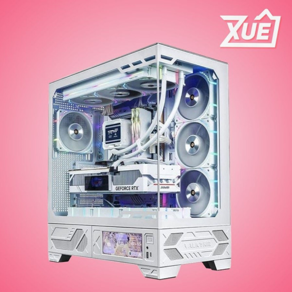 VỎ CASE VALKYRIE VK03 CASE LCD WHITE (ATX, RAD 360, MÀN HÌNH)