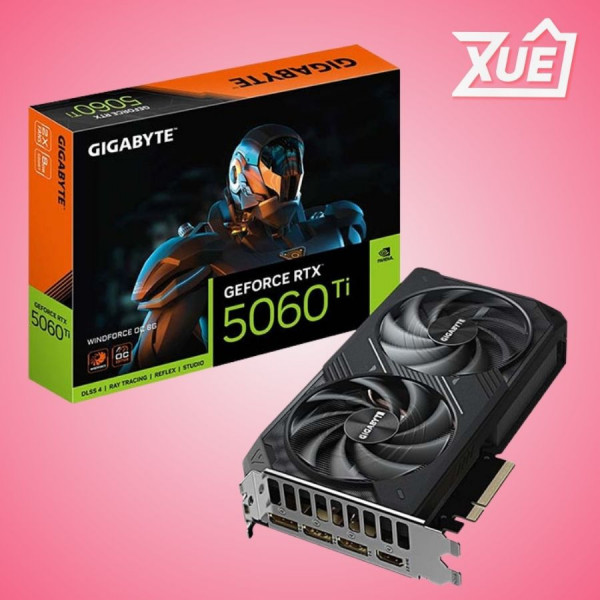 CARD MÀN HÌNH GIGABYTE RTX 5060 TI WINDFORCE 8GD
