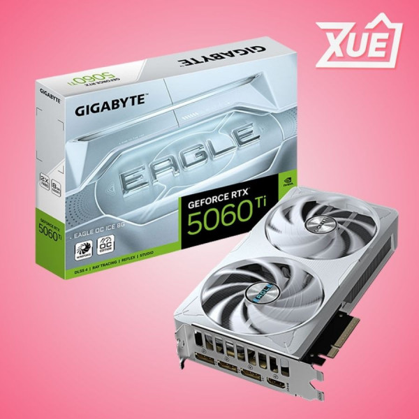 CARD MÀN HÌNH GIGABYTE RTX 5060 TI EAGLE OC ICE 8GD