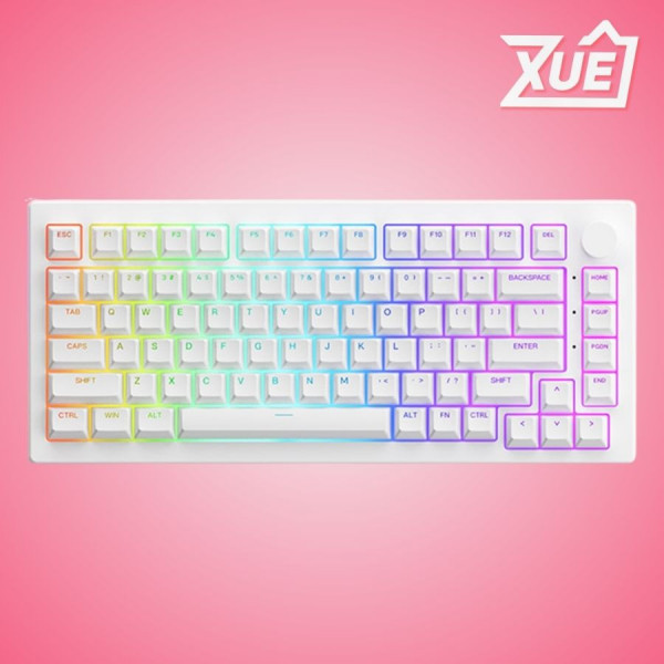 BÀN PHÍM CƠ AKKO 5075B PLUS WHITE (AKKO SWITCH V3 – CREAM YELLOW PRO)