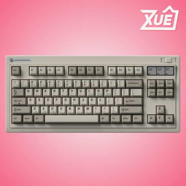 BÀN PHÍM CƠ FL-ESPORTS OG87 RETRO GREY 3 MODE KAILH COOLMINT V2 SWITCH LED RGB (USB TYPE-C, 2.4G, BLUETOOTH)
