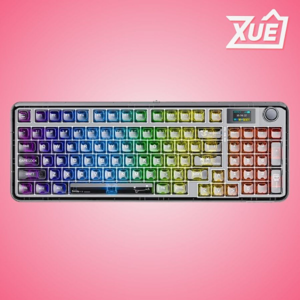 BÀN PHÍM CƠ GAMING AULA F-NB98 (3 MODE, MÀU ĐEN, RGB, SNOW PLUME SWITCH)