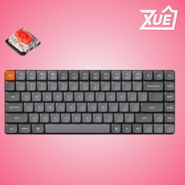 BÀN PHÍM KEYCHRON K3M-A1 K3 MAX GATERON WHITE BACKLIGHT RED SWITCH