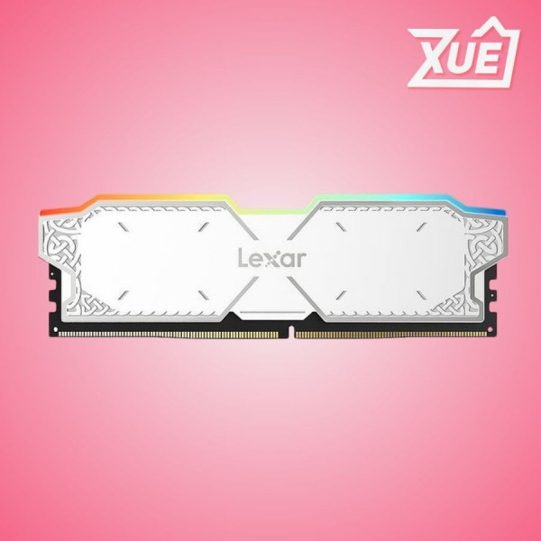 RAM DESKTOP LEXAR THOR RGB WHITE (LD5U16G60C38AG-RGD) 32GB (2X16GB) DDR5 6000MHZ (XMP & EXPO)