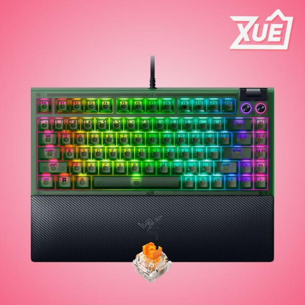 BÀN PHÍM RAZER BLACKWIDOW V4 75% - PHANTOM GREEN EDITION