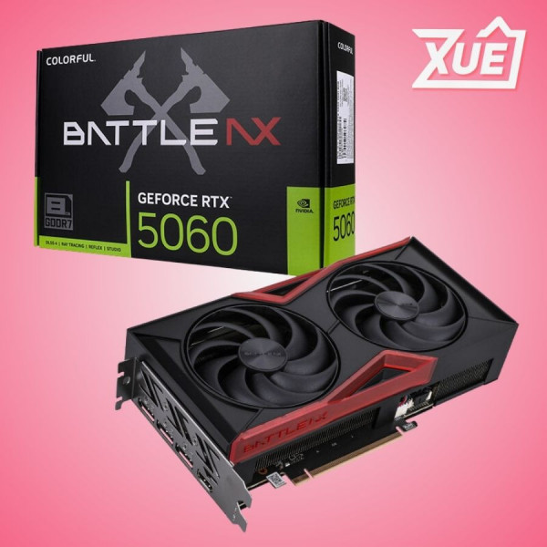CARD MÀN HÌNH COLORFUL IGAME GEFORCE RTX 5060 BATTLE AX DUO 8GB-V GDDR7