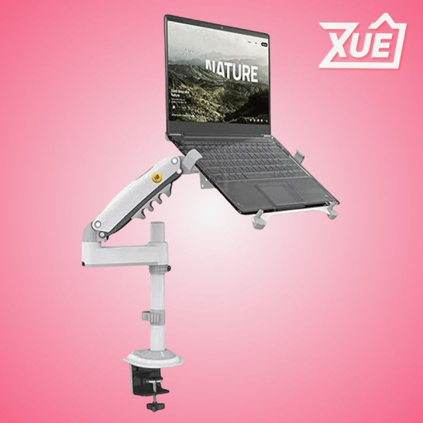 GIÁ TREO MÀN HÌNH VÀ LAPTOP NORTH BAYOU H100-FP MÀU TRẮNG (17-30 INCH)