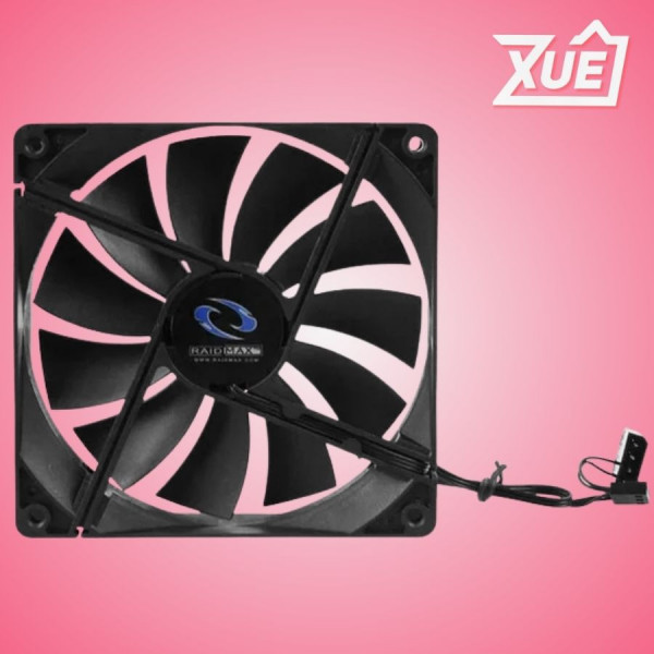 FAN CASE RAIDMAX 120MM MÀU ĐEN (FAN 120SBK)