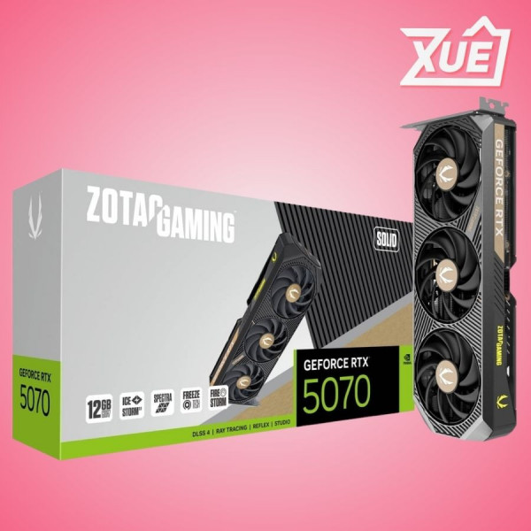 CARD MÀN HÌNH ZOTAC GAMING GeForce RTX 5070 SOLID