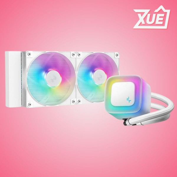 TẢN NHIỆT NƯỚC DEEPCOOL LE240 WH V2 ARGB WHITE