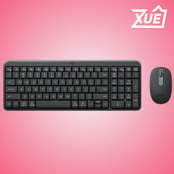 BỘ PHÍM CHUỘT KHÔNG DÂY LOGITECH MK250 - MÀU XÁM