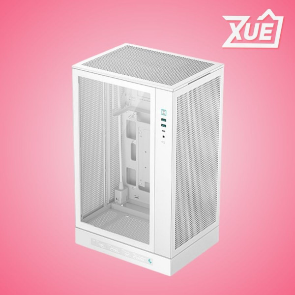 VỎ CASE DEEPCOOL CH270 DIGITAL WH - WHITE (MATX, MÀU ĐEN, 0 FAN)