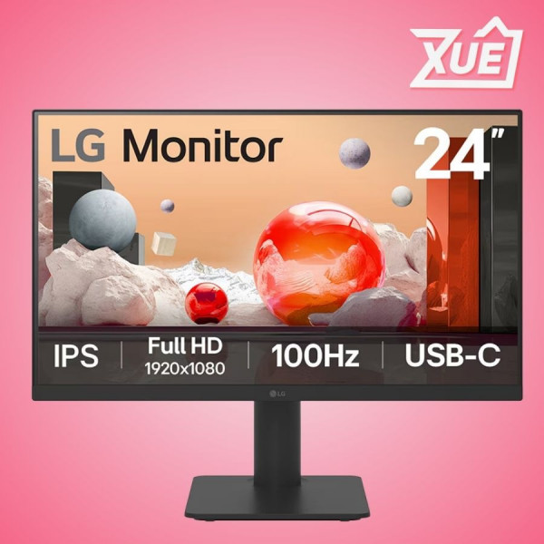 MÀN HÌNH LG 24MS570B (23.8 INCH/FHD/IPS/100HZ/5MS/USB-C 65W/LOA)