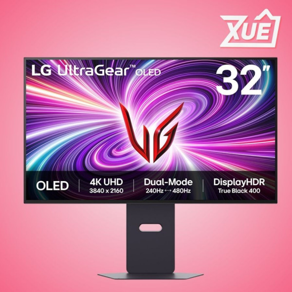 MÀN HÌNH LG ULTRAGEAR 32GX870A-B (31.5 INCH/OLED/UHD-240HZ/FHD-480HZ/0.03MS/USB-C)