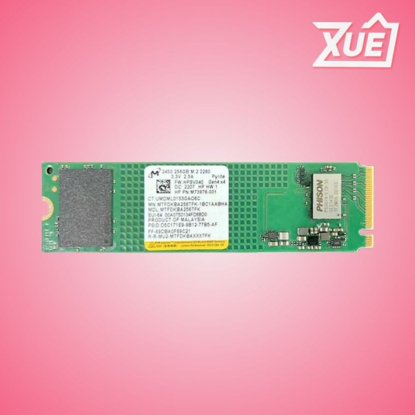 Ổ CỨNG SSD MICRON 2450 256GB NVME M.2 2280 PCIE GEN 3X4