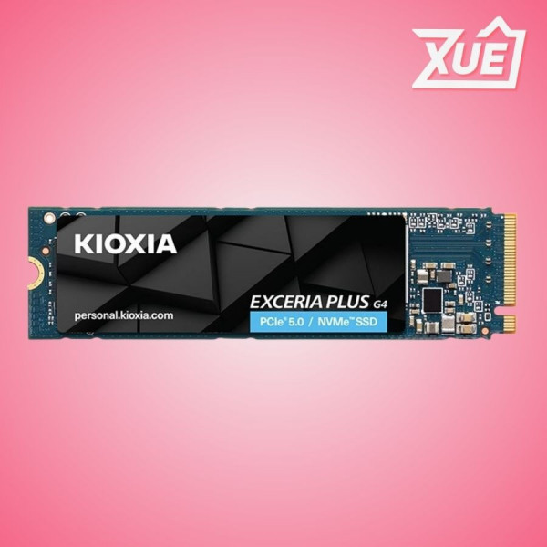Ổ CỨNG SSD KIOXIA EXCERIA PLUS G4 R10000 2TB – M.2 2280 PCIE GEN5 X4 (ĐỌC 10000MB/S GHI 8200MB/S)-(LVD10Z002TG8)
