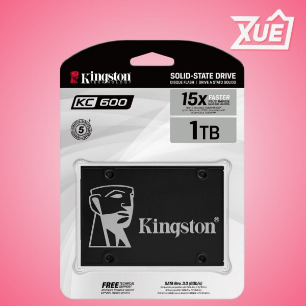 Ổ CỨNG SSD KINGSTON SKC600 1024GB 2.5 INCH SATA III (ĐỌC 550MB/S - GHI 520MB/S) - (SKC600/1024GB)