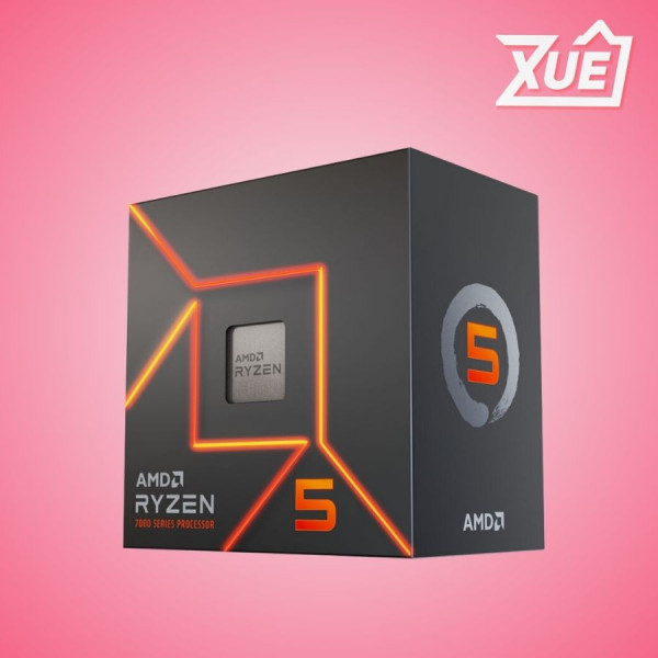 BỘ VI XỬ LÝ AMD RYZEN 5 7600 (3.8 GHZ UPTO 5.1GHZ / 38MB / 6 CORES, 12 THREADS / 65W / SOCKET AM5)