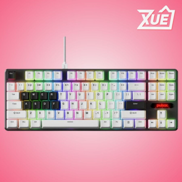 BÀN PHÍM PULSAR PCMK 2 HE TKL ANSI WHITE_PCMK2HE801W