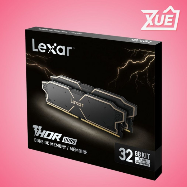 RAM DESKTOP LEXAR THOR (LD5U16G56C36LG-RUD) 32GB (2X16GB) DDR5 5600MHZ