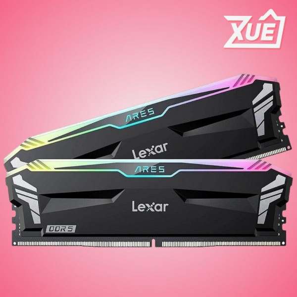 RAM DESKTOP LEXAR ARES RGB (LD5U16G76C36BR-RGD) 32GB (2X16GB) DDR5 7600MHZ
