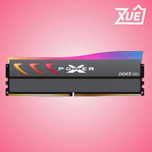 RAM DESKTOP SILICON POWER XPOWER STORM RGB GRAY (SP016GXLWU60CFSK) 16GB (1X16GB) DDR5 6000MHZ
