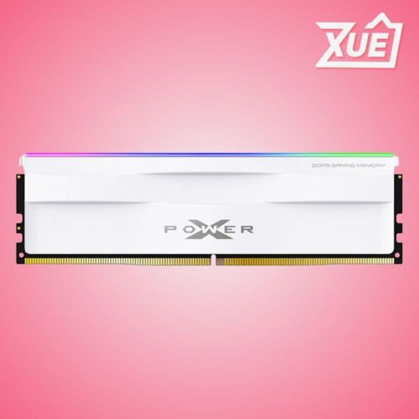 RAM DESKTOP SILICON POWER XPOWER STORM RGB WHITE EXPO (SP016GXLWU60AFSK) 16GB (1X16GB) DDR5 6000MHZ
