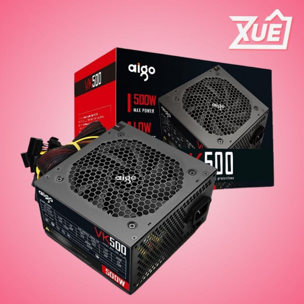 NGUỒN MÁY TÍNH AIGO VK550 - 500W (MÀU ĐEN)