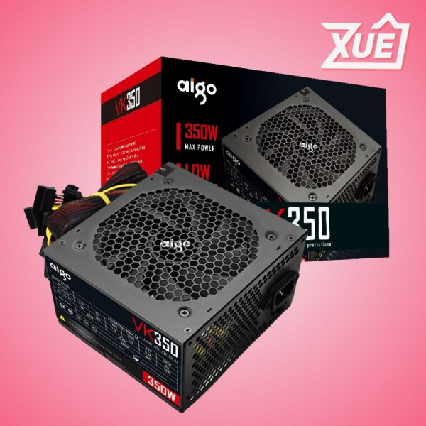NGUỒN MÁY TÍNH AIGO VK350 - 350W (MÀU ĐEN)