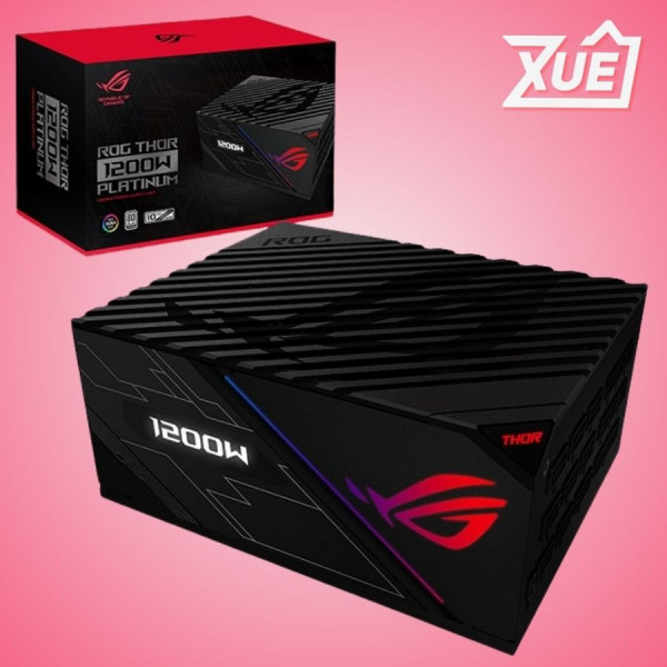 NGUỒN ASUS ROG THOR 1200W PLATINUM - RGB 1200W 80 PLUS PLATINUM FULL MODULAR