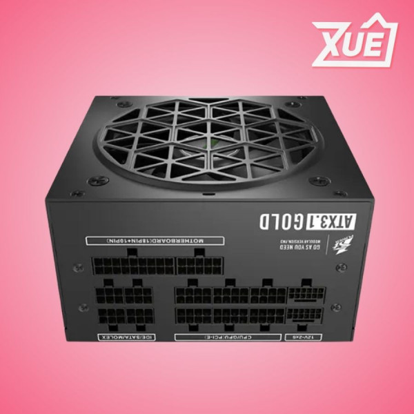 NGUỒN FIRST PLAYER 1STPLAYER NGDP-GLD-1000 1000W ĐEN (80 PLUS GOLD, PCIE5)