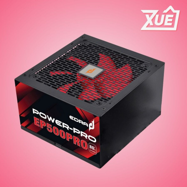 NGUỒN EDRA EP500PRO (FAN 12CM, CABLE DẸT)
