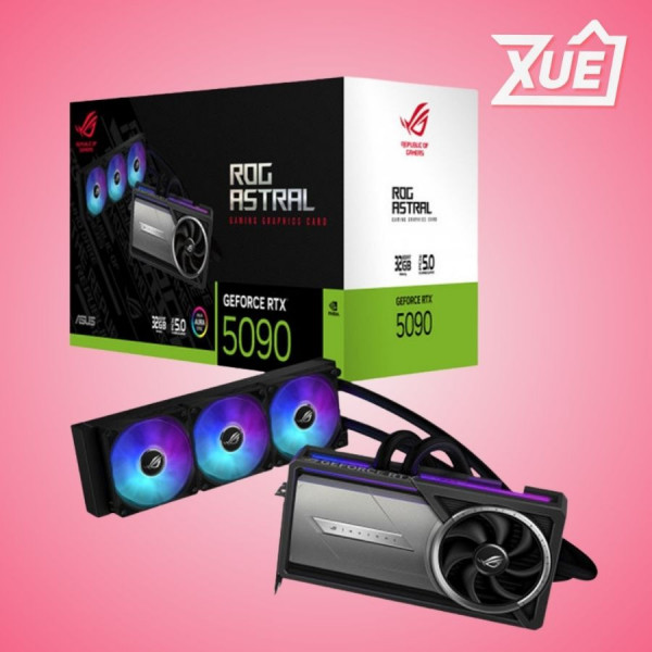 CARD MÀN HÌNH ASUS ROG ASTRAL LC RTX 5090 32G GAMING GDDR7 OC