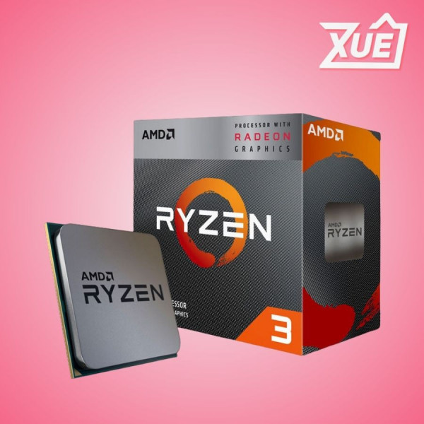 BỘ VI XỬ LÝ CPU AMD RYZEN 3 3200G (3.6GHZ TURBO UP TO 4.0GHZ, 4 NHÂN 4 LUỒNG, 4MB CACHE, RADEON VEGA 8, 65W) - SOCKET AMD AM4