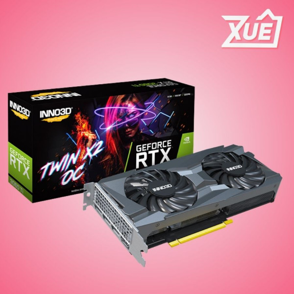 CARD MÀN HÌNH INNO3D RTX 3060 TI TWIN X2 OC 8GB LHR
