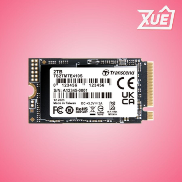 Ổ CỨNG SSD TRANSCEND MTE410S 256GB – M.2 2242 PCIE GEN4 X4 (ĐỌC 3300MB/S - GHI 1400MB/S)-(TS256GMTE410S)