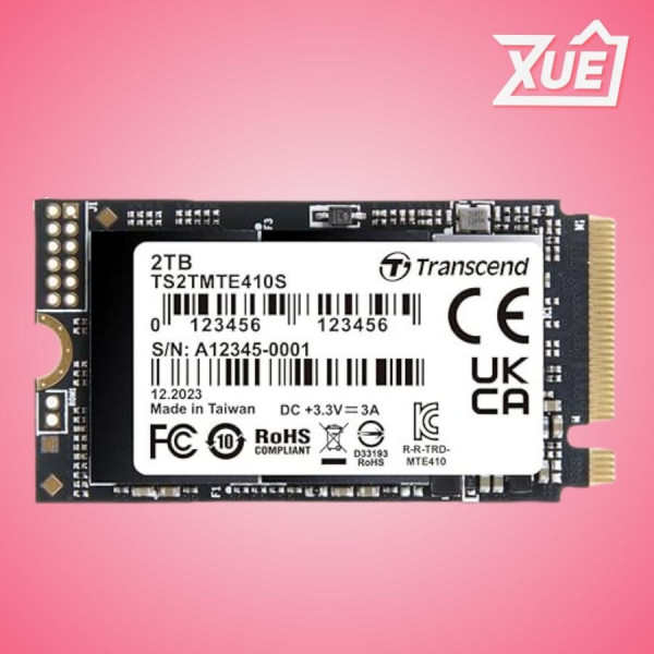 Ổ CỨNG SSD TRANSCEND MTE410S 2TB – M.2 2242 PCIE GEN4 X4 (ĐỌC 5000MB/S - GHI 4300MB/S)-(TS2TMTE410S)