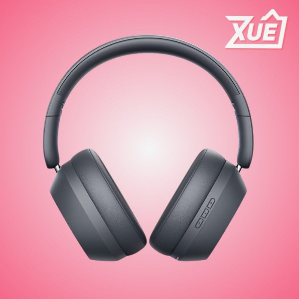 TAI NGHE BLUETOOTH CHỤP TAI BASEUS BASS 35 MAX (MÀU XÁM ĐEN) 