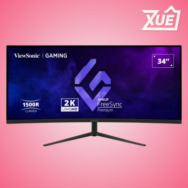 MÀN HÌNH VIEWSONIC VX3418C-2K (34 INCH, UWQHD, VA, 180HZ, 1MS, LOA, CONG)