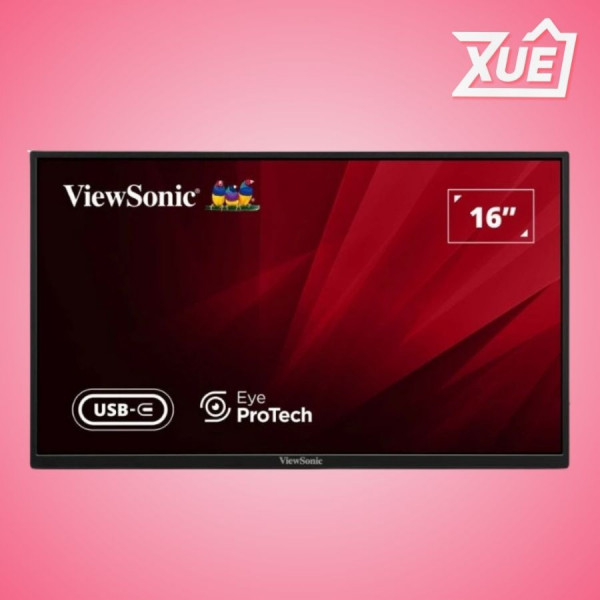 MÀN HÌNH DI ĐỘNG VIEWSONIC VA1650 (15.6 INCH, FHD, IPS, 60HZ, 7MS, USB-C)